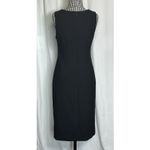 Banana Republic New Double Weave Sheath Shift Dress Black Knee Length Size 2 Photo 2