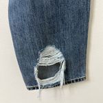 {28/7} EVIDNT Malibu Medium Wash Distressed Girlfriend Jeans Blue Photo 8