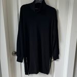 Fifteen Twenty  Black Cowl Neck Hoodie with Zipper Accents Photo 5