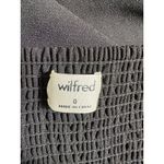 Aritzia  Wilfred Black Tie Front Cut Out Mini Dress Size 0 Photo 2