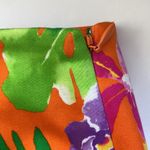 Ralph Lauren black label orange tropical floral silk pencil skirt, size 6 Photo 5