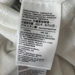 Levi's Women's Sam Cropped Hoodie White Sweatshirt - Size Small - NWT Photo 3