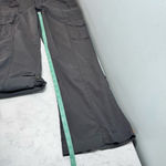 Lucy Gray Cargo Pants Size L Convertible to Capri Roll Tab Size L Photo 7