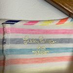 Lilly Pulitzer Island Striped Colorful Short Sleeve Marlowe Casual T-shirt Dress Photo 4