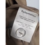 Reformation Autumn Linen Jumpsuit Size 0 Mushroom Brown Wide Leg One Piece Photo 11