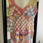 Colorful Handmade Crochet Sweater Size M Photo 2