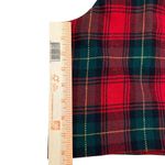 Norton Mcnaughton Vintage 90s red tartan plaid wool shorts punk grunge Photo 3