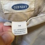 Old Navy Y2K  Chino Capris 14 – 200% Cotton Off‑White / Cream Photo 7