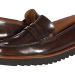 Paul Green Jordan Almond Toe Loafers SMOOTH LEATHER BROWN 6.5 Photo 0