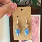 NEW Handmade Summer Spell Fish Hook Dangle Earrings Photo 2
