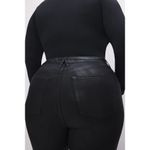 Good American  Good Legs Black Coated Skinny Jeans Plus Size 24 NWOT Photo 9