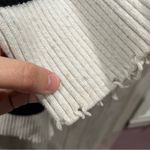 ZARA Striped Cropped Distressed Boxy Oversized Sweater Photo 4