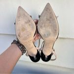 Kate Spade  NEW YORK Lydia Jewel Pumps Pink Black T Strap Size 8.5 Photo 7