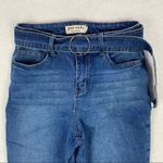 Great Smokey Womens Jeans Size 3 Stretch Medium Wash Denim Belted High Rise‎ Blue Photo 5