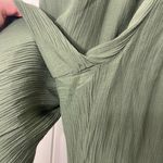 Loft NWOT  women’s high rise straight olive green stretch elastic‎ loose pants S Photo 1