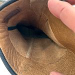 UGG Women's Hyland Black Tassel Leather Moccasin Boots Size 7 Photo 7