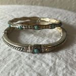 Silver tone stretch bracelets Photo 12