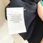 Milly  Black Ruffle Hem Sweater Tank Large Photo 5