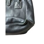Dooney & Bourke Black Pebble Leather Tote Bag Photo 4