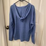 Sigrid Olsen  Women’s Denim Blue Linen Top Photo 1