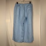 CO Light Blue Linen Trousers Size M Photo 4