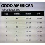 Good American  black velvet bodysuit size 5 Photo 7