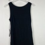 Tahari NWT Sleeveless Crochet Side Slit Bodycon Midi Dress Black Size Medium M Photo 10