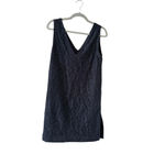 Steven Alan  Black Lace V Neck Sleeveless Mini Dress Size 2 Photo 8