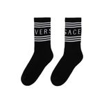 Versace  Logo Socks in Black & White, Size S New w/Tag Photo 5