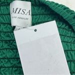 MISA Los Angeles  Thera Bandeau Crop Top Kelly Green Womens Size Large Summer NEW Photo 5