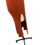 Cult Gaia Rust Orange Strapless Knit Twist Front Midi Dress Side Slit Size XS Photo 8