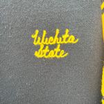 Vintage Wichita State Shockers Varsity Cheerleader Embroidered Ringer Sweater Black Size M Photo 3