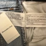 Abercrombie & Fitch NWT Abercrombie The Straight Curve Love Mid Rise Medium Wash Jeans Photo 8