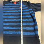 Nike  Sweatshirt Size XL Men’s Women’s Crewneck Stripes Blue Pullover Photo 3