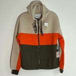 c'est toi C’EST TOI Hoodie color block size small brown orange Photo 0