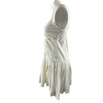 Raga Anthropologie Baby Doll Embroidered Cream Drop Waist Mini Dress Photo 7