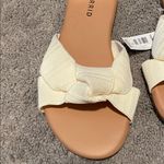 Torrid  Women's Cream Knotted Slide Sandals Size 7WW NWT Photo 2