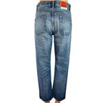 Tory Burch Blue Medium Wash High Rise Faded Denim Straight Leg Jeans Size 24 Photo 2