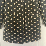 Modcloth  Salient Style Wool Coat Polkadot Gray Sz XS Photo 7