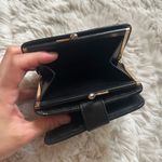 Coach Vintage  black genuine leather bifold wallet with snap closure coin pocket Photo 5