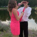 Primavera Couture  Homecoming Dress Pink Photo 6