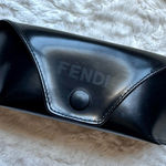 Fendi Vintage  Black Sunglasses Case Glossy Logo Luxury Photo 0