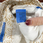 J. McLaughlin  Gold & Cream Printed Pants | Size 8  Description Photo 4