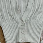 Aritzia Oatmeal Cardigan Sweater Photo 3