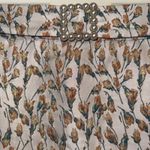 REVOLVE SONG OF STYLE Floral Jacquard Faux Pearl Buckle Mini Skirt NWOT Small Gold Photo 2