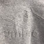 Umbro New Embossed Logo Crop Hoodie Pullover Sweatshirt Heather Grey Photo 6