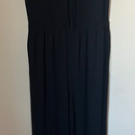 Grace Marin Black Sleeveless Jumpsuit Smocked Bodice Women’s Large Stretch Pants Photo 0