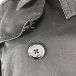 Banana Republic Black Belted Trench Coat Size Small Photo 1