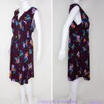 Torrid NEW  floral front zip‎ tie waist sweetheart neckline dress pocket, 2X Photo 2