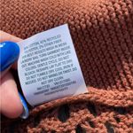 Wild Fable  size small brown crochet beach coverup button up polo Photo 6